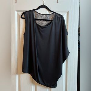 Express Black Asymmetrical Women’s Blouse Size Large.